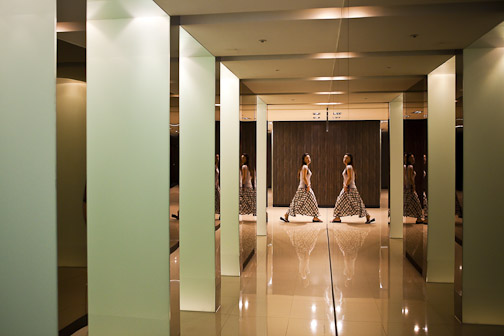 Walkway in Taipei Main Railway Station.